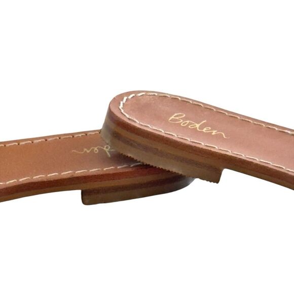 Boden Elspeth 3D Raffia Metallic Open Toe Slide Sandals. 37. - Picture 7 of 11